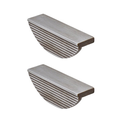 DecorAndDecor - VORTEX Antique Silver Cupboard Drawer Pull Cabinet Handles - Pair Price Comparisons | Compare The Build