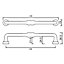 DecorAndDecor - WIMPOLE Matt Black Slimline D-Shape Kitchen Cabinet Drawer Cupboard Pull Door Handles - 128mm - Pair