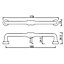 DecorAndDecor - WIMPOLE Matt Black Slimline D-Shape Kitchen Cabinet Drawer Cupboard Pull Door Handles - 160mm - Pair