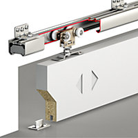 DecorAndDecor X-Slide Top Hung Sliding Door Gear Kit - 80Kg Max Door Weight - 1500mm Track