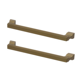Brass Cabinet Lip Pull Handles  Edge Pull Handles – Plank Hardware