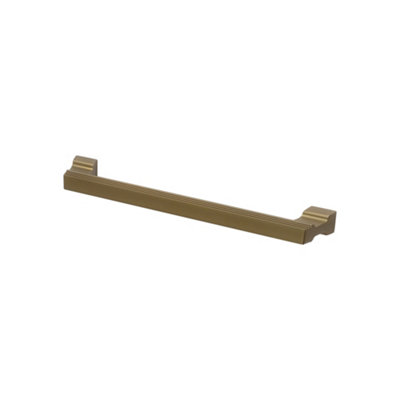 DecorAndDecor - ZINNIA Matt Bronze Contemporary Luxury Bar Kitchen Cabinet Drawer Cupboard Pull Door Handles - 224mm - Pair