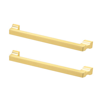 DecorAndDecor - ZINNIA Matt Gold Contemporary Luxury Bar Kitchen ...