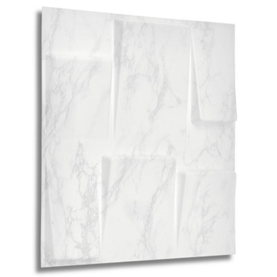 Decorative 3D Wall Panels (50x50cm) Pack of 6 Sheets Cover 16.15ft² (1 ...