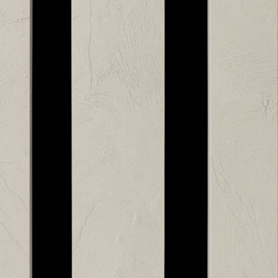Decorative acoustic wall panel in rustic ivory 240cm x 60cm