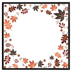 Decorative autumn (Picutre Frame) / 12x12" / Oak