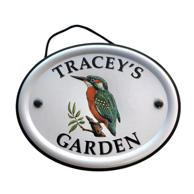 Decorative Bird Garden Sign - Tracey's Garden