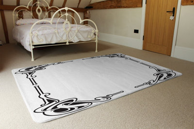 Decorative Border Designer Special Soft Home Rug