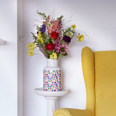 Decorative Ceramic Vibrant Colour Vase - H25 cm