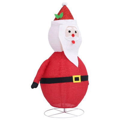 Decorative Christmas Santa Claus Figure LED Luxury Fabric 60cm - 6