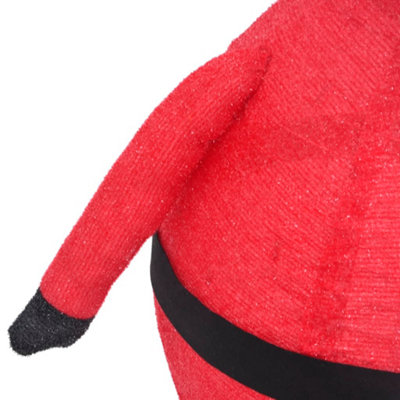 Decorative Christmas Santa Claus Figure LED Luxury Fabric 60cm - 8