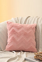 Decorative Faux Fur Sofa Throw Pillow Pink