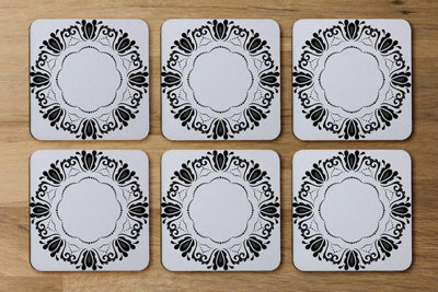 Decorative Floral Element (Coaster) / Default Title
