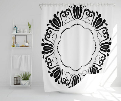 Decorative Floral Element (Shower Curtain) / Default Title Price Comparisons | Compare The Build