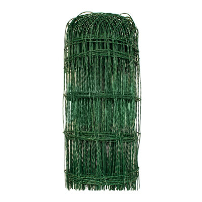 Decorative Garden Border Fence 65 cm x 10 m Mesh Lawn Border Edging ...