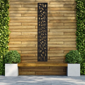 Decorative Garden Screen / Trellis - Azolla - Anthracite - 300mm x 1800mm x 6mm