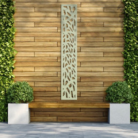 Decorative Garden Screen / Trellis - Azolla - Soft Sage - 300mm x 1800mm x 6mm