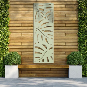 Decorative Garden Screen / Trellis - Rainforest  - Soft Sage - 600mm x 1800mm x 6mm