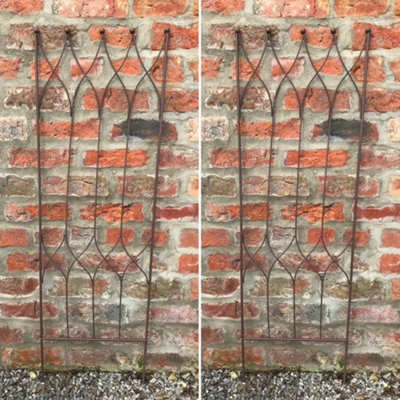 Decorative Garden Trellises Plant Climbing Rose Supports Set of 2