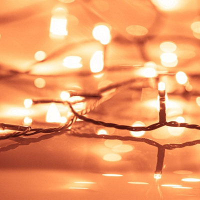 Decorative LED String with 150 LEDs Warm White 15 m PVC