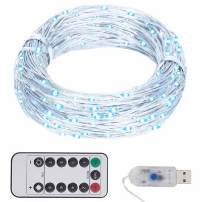 Decorative LED String with 300 LEDs Cold White 30 m