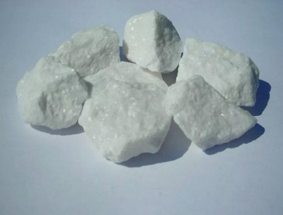 Decorative MARBLE EXTRA WHITE Stones / Chippings HOME & GARDEN AQUARIUM 1kg - 4