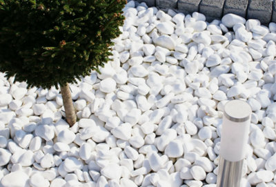 Decorative MARBLE EXTRA WHITE Stones  Pebbles  HOME & GARDEN  AQUARIUM 5kg