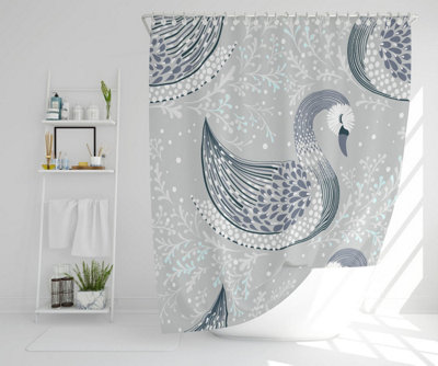 Decorative swans (Shower Curtain) / Default Title Price Comparisons | Compare The Build