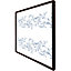 Decorative swirls and flowers (Picutre Frame) / 30x30" / Oak