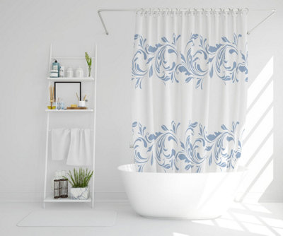 Decorative swirls and flowers (Shower Curtain) / Default Title Price Comparisons | Compare The Build