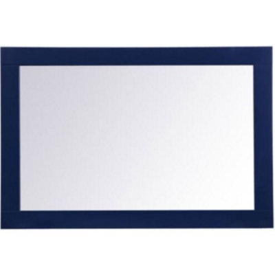 Decorative Wall Mirror WD Frame Indigo Blue 80x50cm