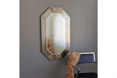 Decorative Wall Mirror with Bronze Glass Frame A312D DIY at B&Q