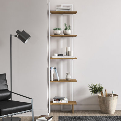 Decorotika Alice Corner Bookcase with Metal Frame