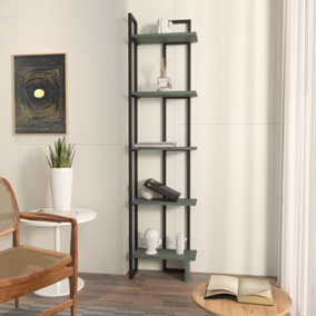 Decorotika Alice Corner Bookcase with Metal Frame