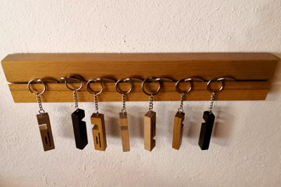 Decorotika Cleppa Solid Wood Handmade Key Holder (40 cm)