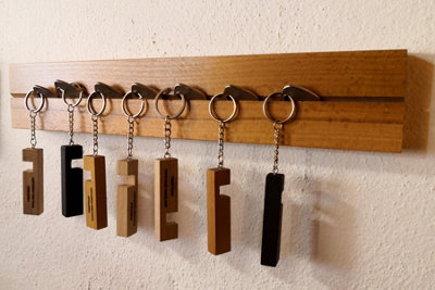 Handmade wooden key holder sale