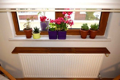 Decorotika Etarad Handmade Solid Wood Radiator Cover Shelf (100cm)