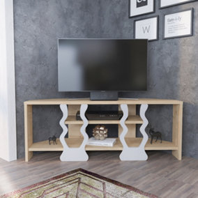 Decorotika Firal Corner TV Stand TV Unit for TVs up to 45 inch
