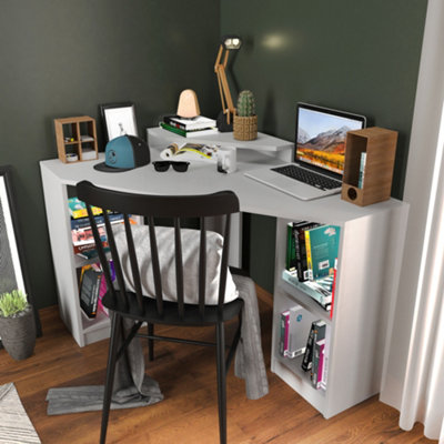 Small corner deals floating desk