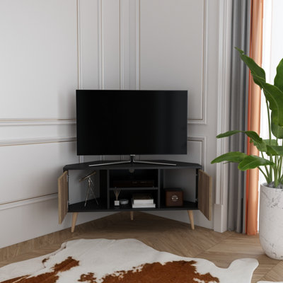 Decorotika Lesson Corner TV Stand TV Unit TV Cabinet for TVs up to