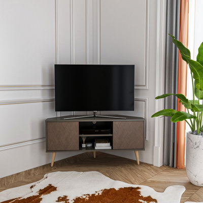 Decorotika Lesson Corner Tv Stand Tv Unit Tv Cabinet for TVs up to 55 ...