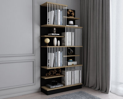 Black office discount bookshelf