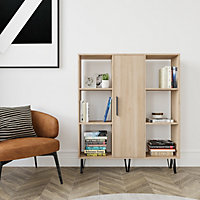 Decorotika Peoria 6 Shelves and a  Cabinet Bookcase