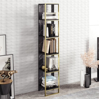 Decorotika Polka 5-tier Bookcase Shelving Unit