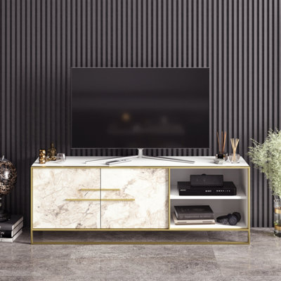 Decorotika Polka TV Stand TV Unit for TVs up to 72 inch