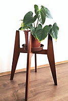 Decorotika Pollny Handmade Solid Wood Plant Stand
