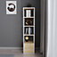 Decorotika Robins 4-tier Bookcase Bookshelf with Two Drawers (White and Oak Pattern)