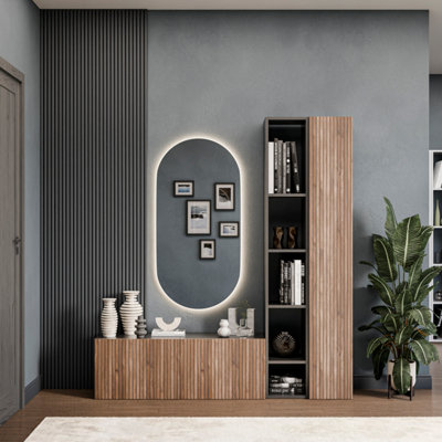 Decorotika Uppsala Moduler Modern TV Unit Wall Mount Customizable ...