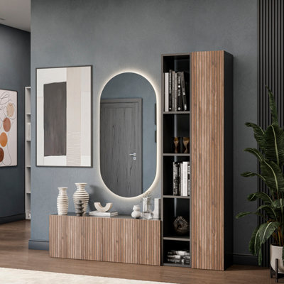 Decorotika Uppsala Moduler Modern TV Unit Wall Mount Customizable ...