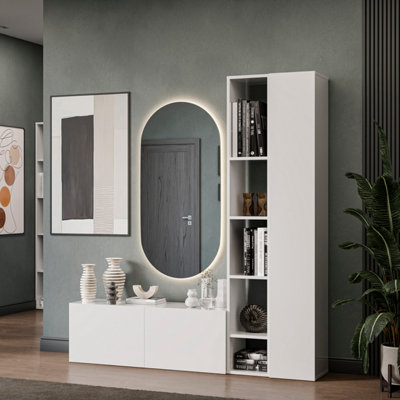 Decorotika Uppsala Moduler Modern TV Unit Wall Mount Customizable ...